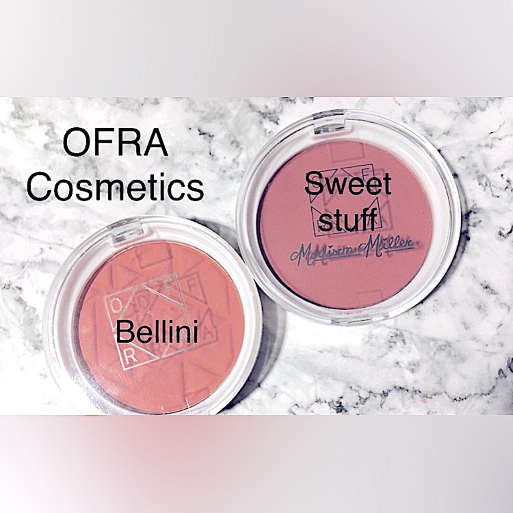 OFRA Cosmetics make-up Blush and eyeshadow Duo.  (set of 2 new compacts)